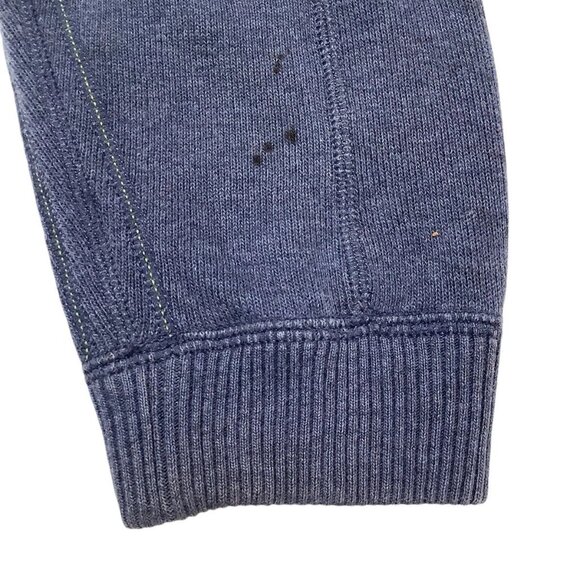 Tommy Bahama 1/4 Zip Blue Brown Reversible Sweater Adult Size XL Mock Neck - Picture 4 of 8